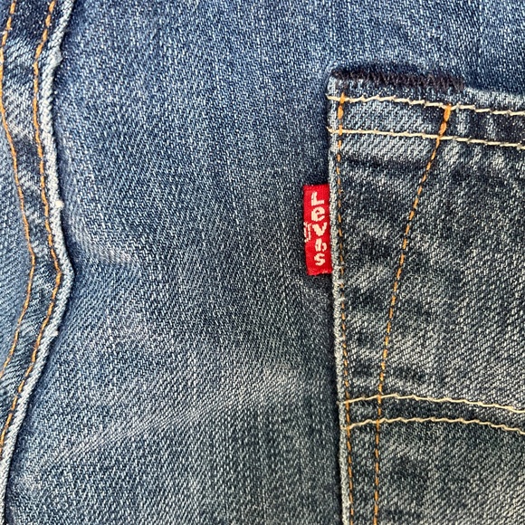 Levi’s 501 Jeans Mid-Blue 100% Cotton Denim Button Fly 34 x 34 - Picture 9 of 15